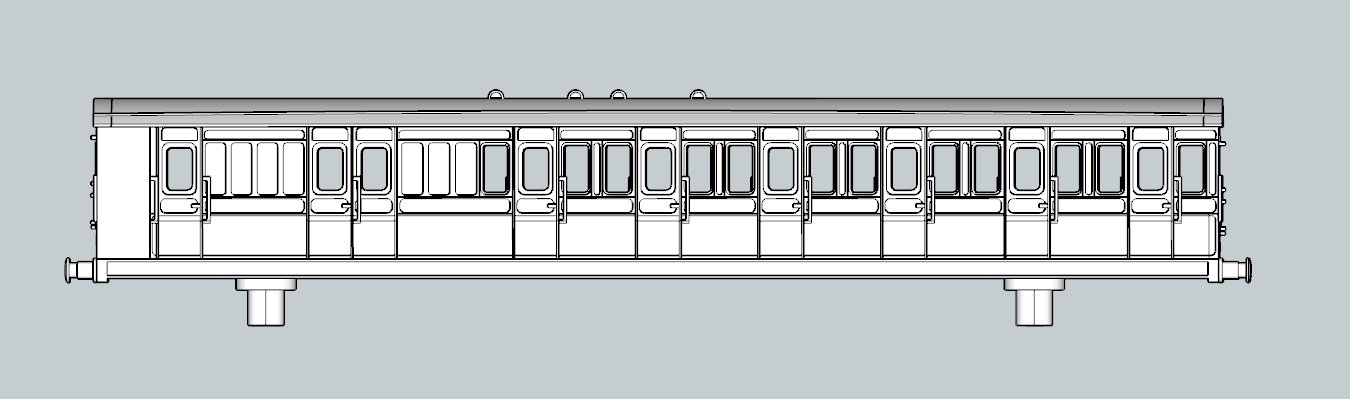 (image for) LBSCR Billinton 54ft 6 cmpt Brake Third - d203